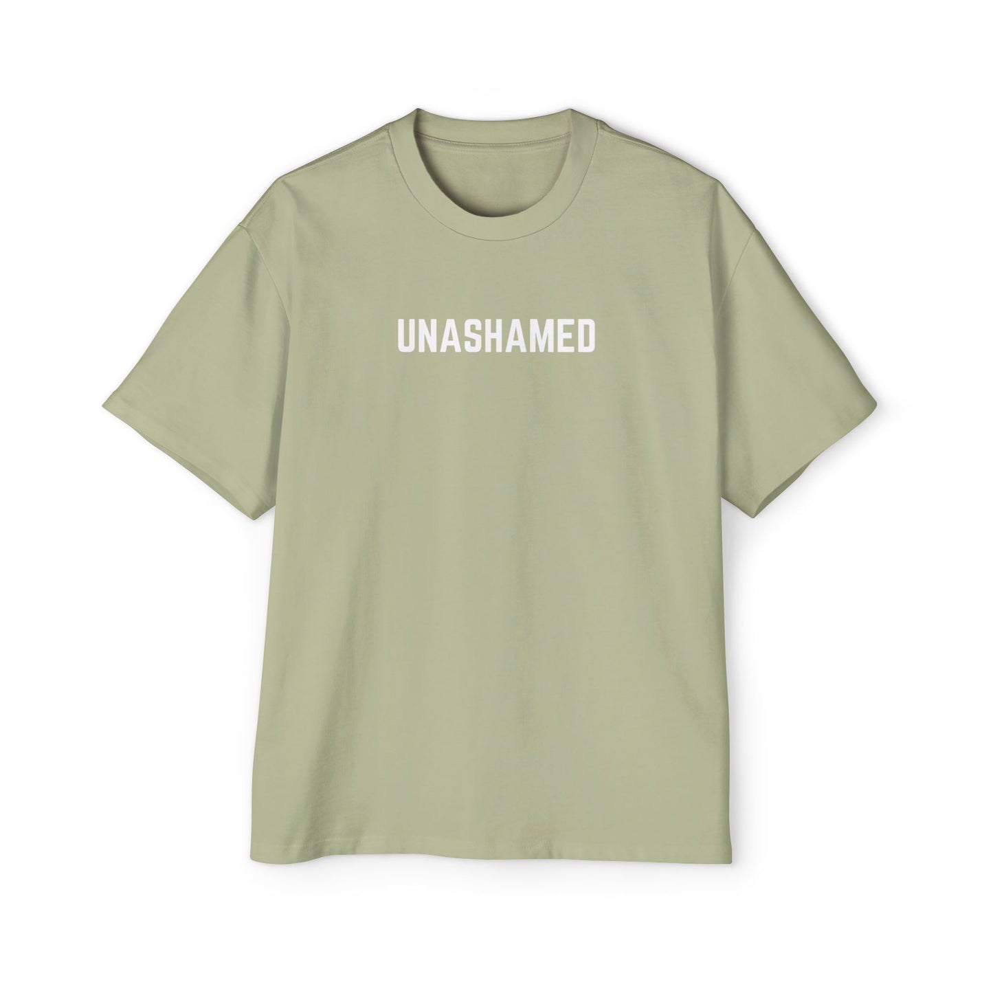 Unashamed Men's Heavy Oversized Tee - Casual Streetwear T-Shirt