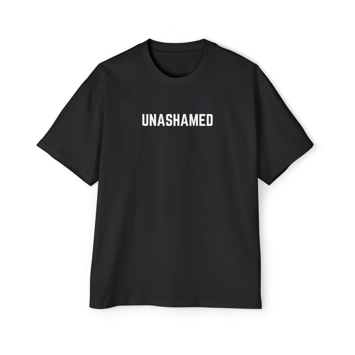 Unashamed Men's Heavy Oversized Tee - Casual Streetwear T-Shirt