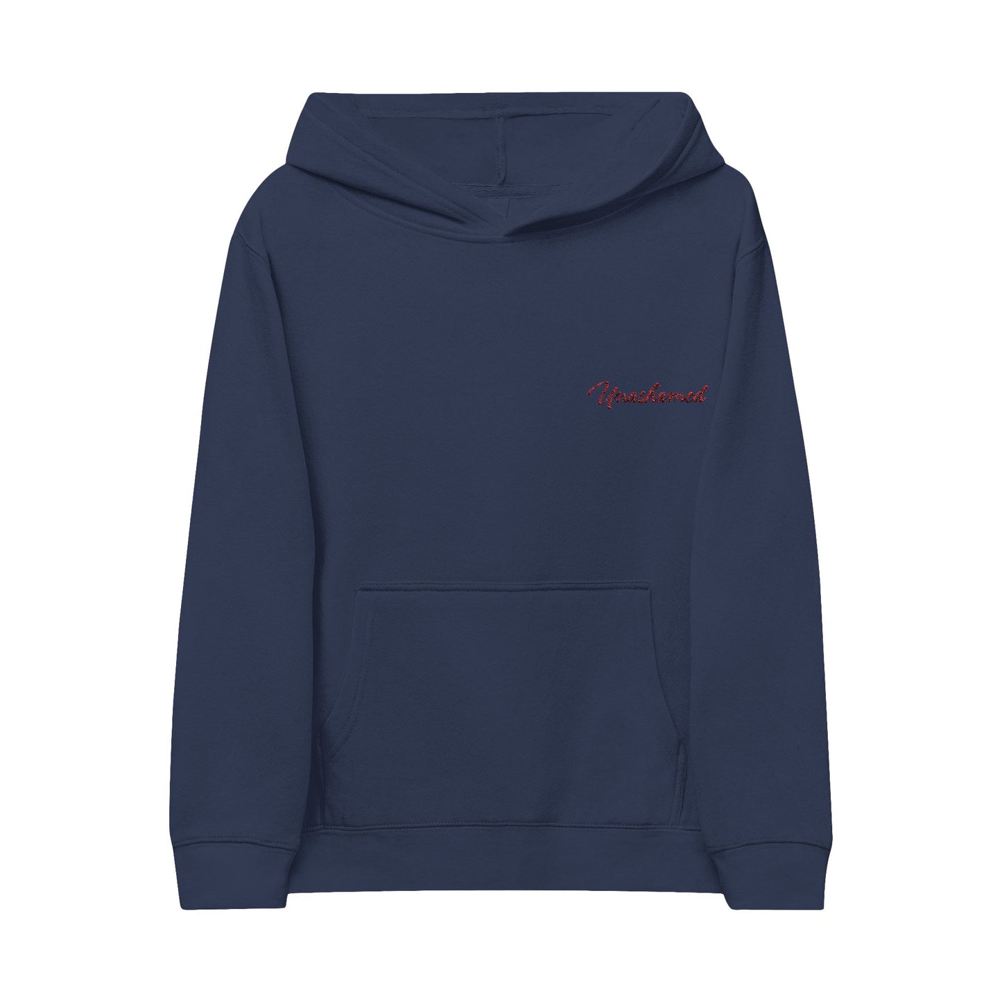 Kids Fleece Hoodie with 'Unashamed' Embroidery