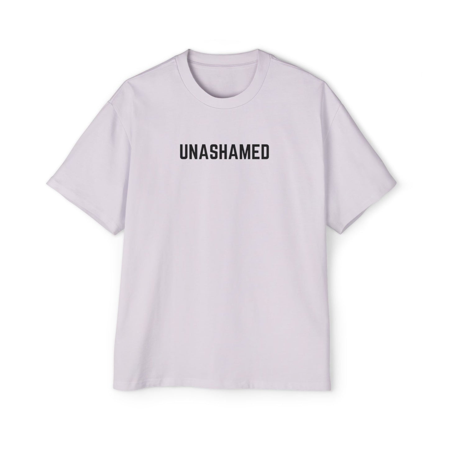 Unashamed Men's Heavy Oversized Tee - Casual Streetwear T-Shirt