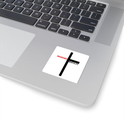 Unashamed Cross Sticker