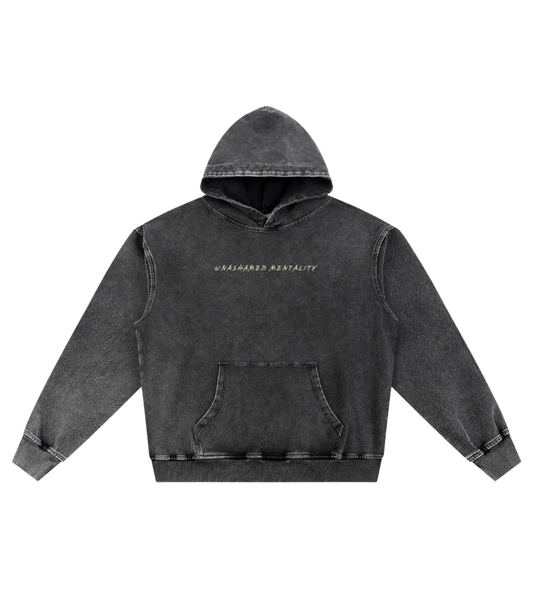 Loved To Death Snow Oversized Hoodie (Snow Washed)