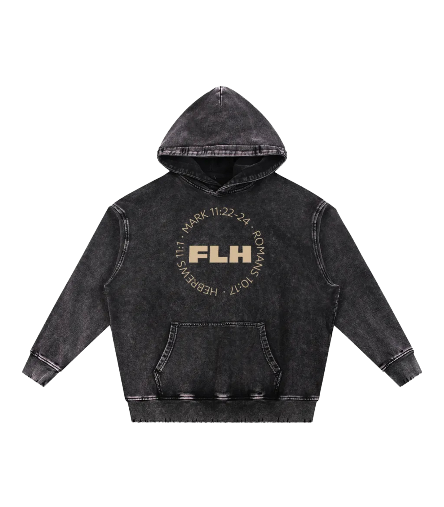 Faith Like His Oversized Hoodie (Snow Washed)