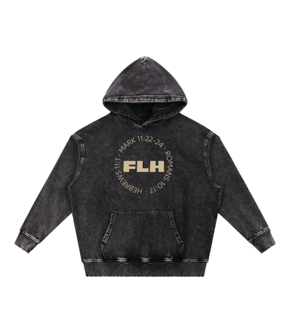 Faith Like His Oversized Hoodie (Snow Washed)