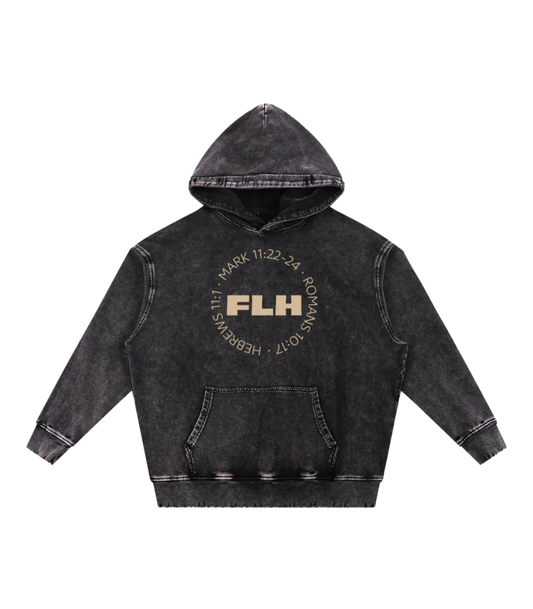 Faith Like His Oversized Hoodie (Snow Washed)