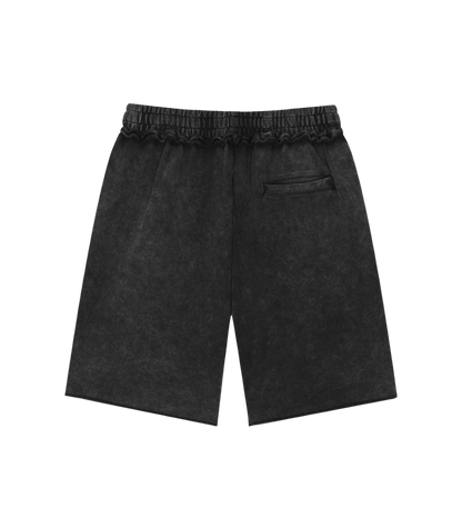 God Has You Mineral Washed Shorts