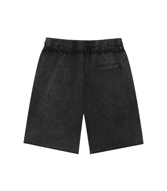 God Has You Mineral Washed Shorts