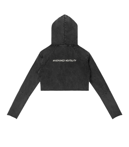 Women's Vintage Washed Cropped Hoodie