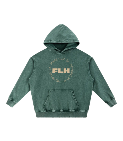 Faith Like His Oversized Hoodie (Snow Washed)