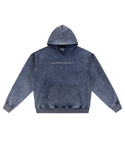 Loved To Death Snow Oversized Hoodie (Snow Washed)