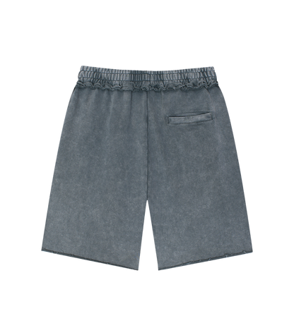 God Has You Mineral Washed Shorts
