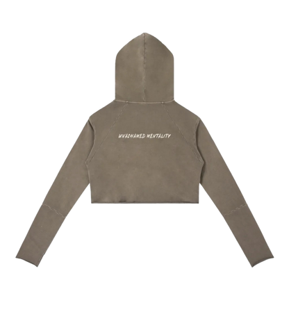 Women's Vintage Washed Cropped Hoodie
