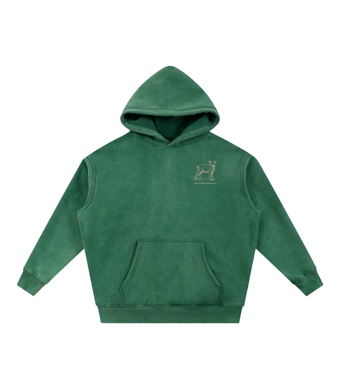 Lamb Of God Oversized Hoodie (Snow Washed)