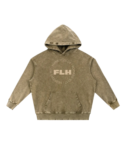 Faith Like His Oversized Hoodie (Snow Washed)