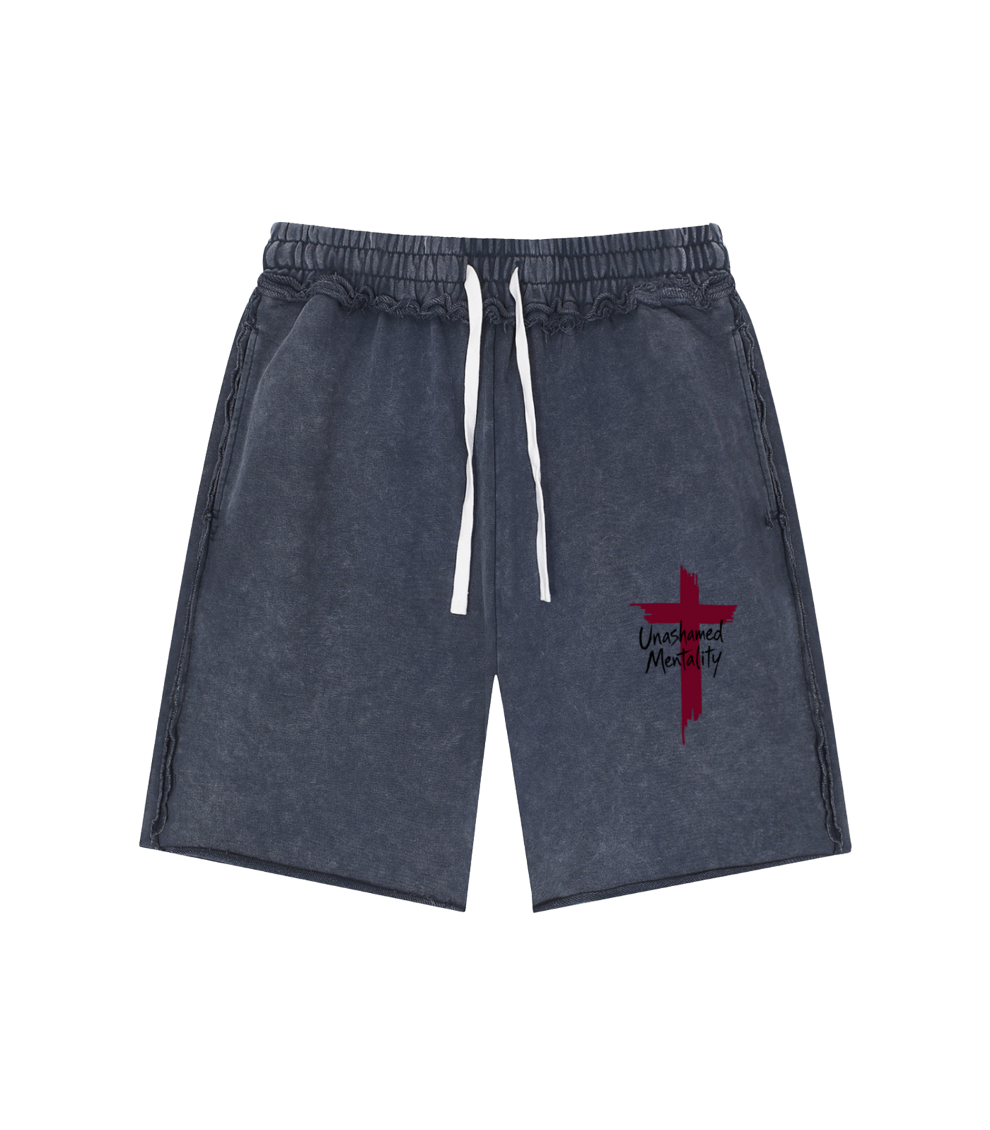 God Has You Mineral Washed Shorts