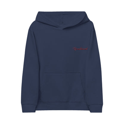 Kids Fleece Hoodie with 'Unashamed'  Embroidery