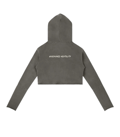 Women's Vintage Washed Cropped Hoodie