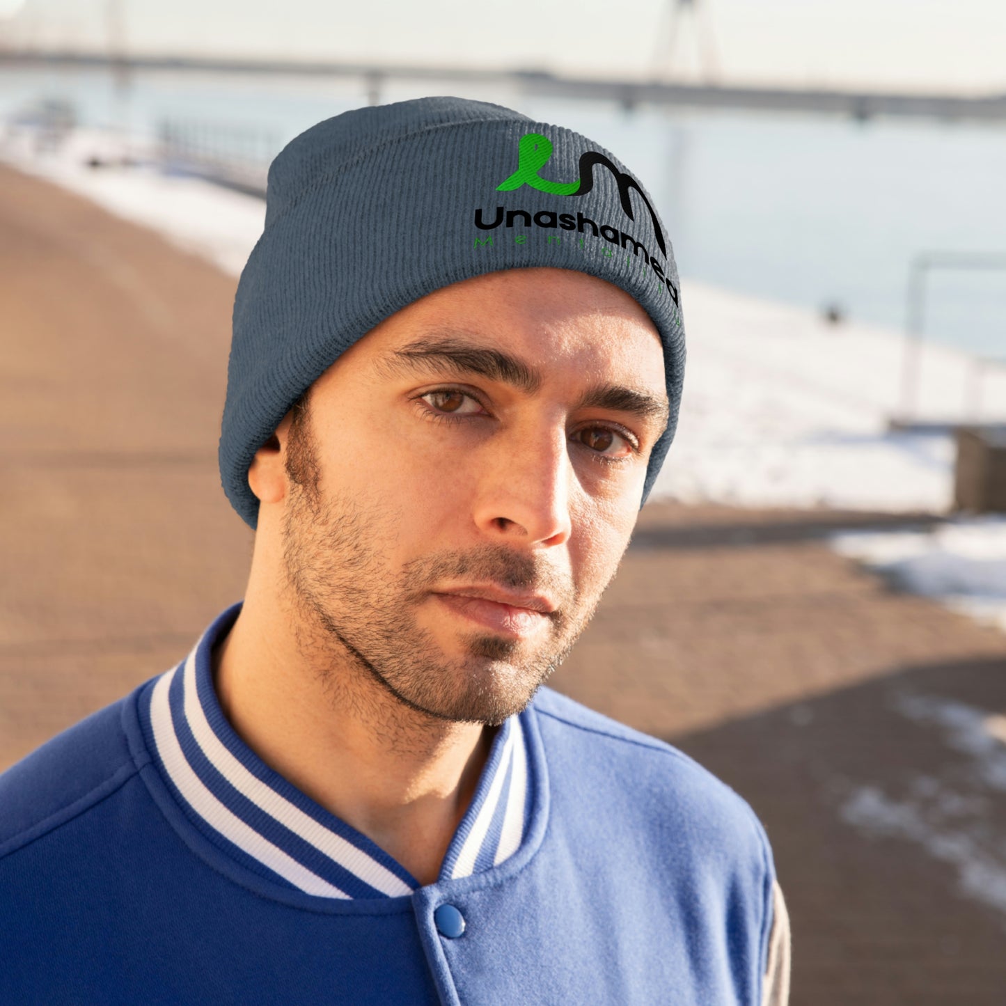 Embroidered Wool Beanie