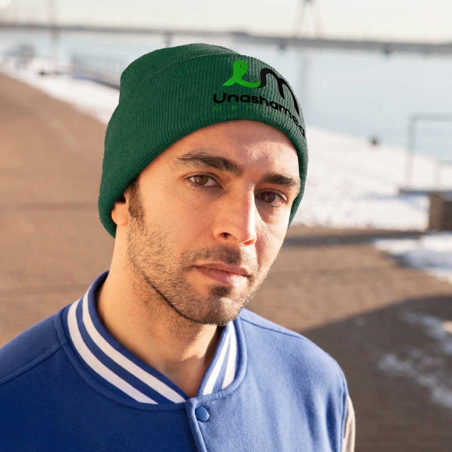 Embroidered Wool Beanie