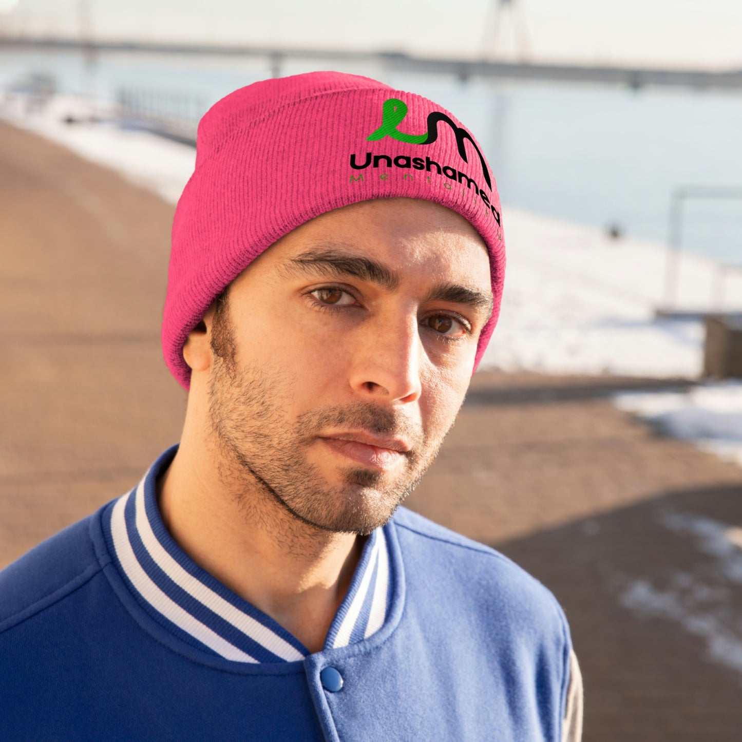 Embroidered Wool Beanie