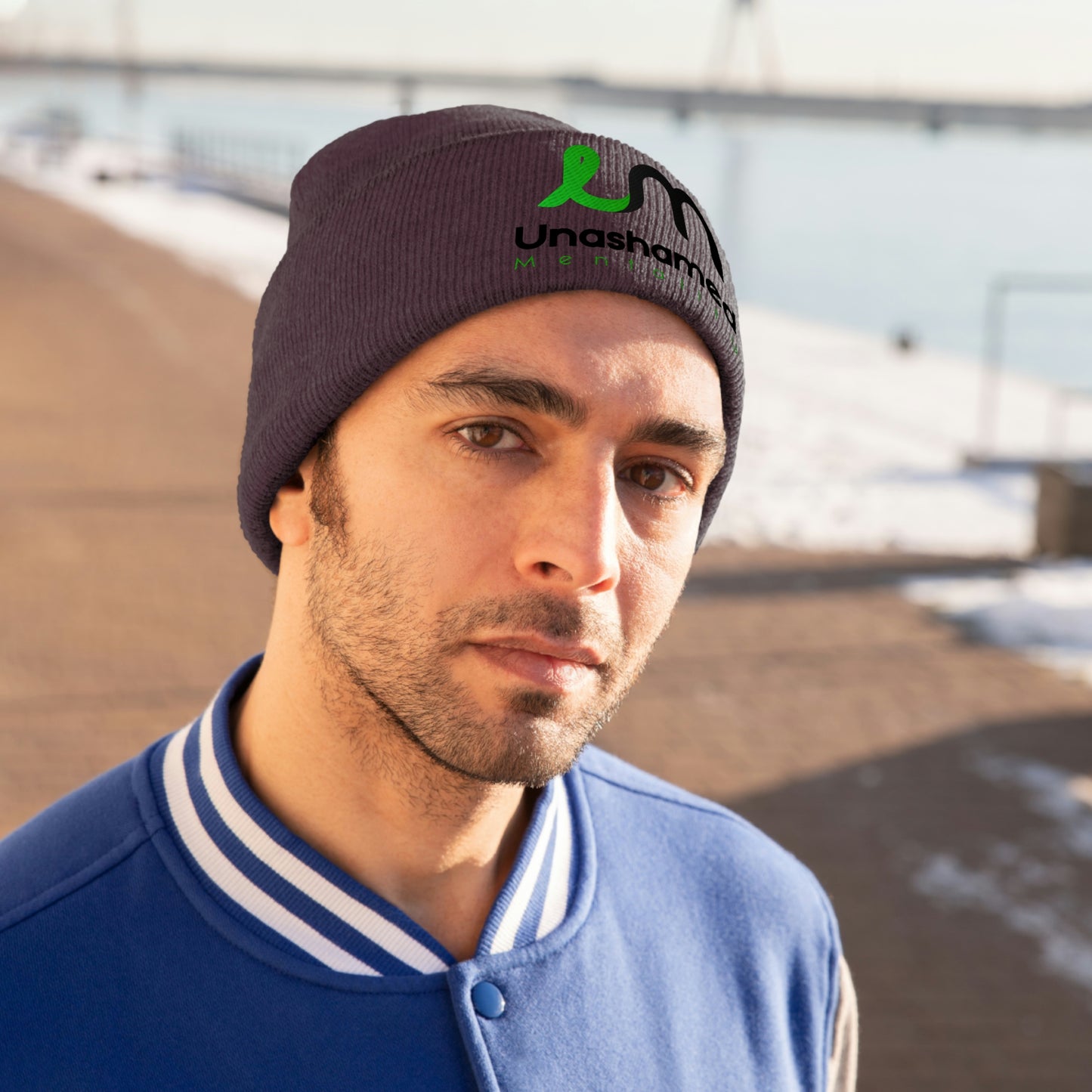 Embroidered Wool Beanie